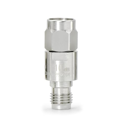 Atténuateur SMA 10 dB TOJOIN 12,4 GHz 2W 50 Ohm coaxial cuivre pour signal RF