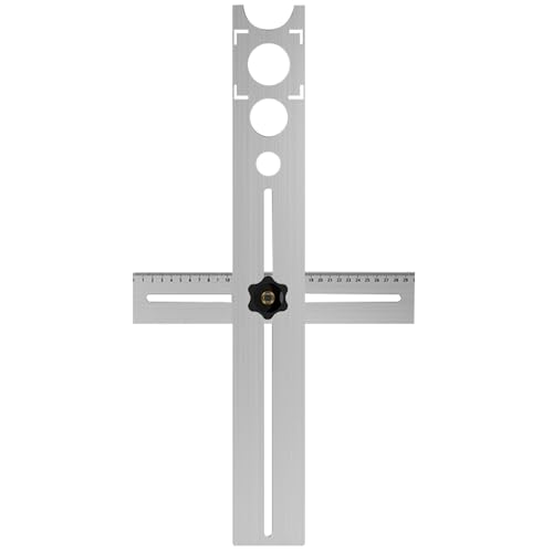 Localizador De Orificios De Baldosas, Guía De Plantilla De Precisión, 60x30 Cm, Herramienta De Medición De Azulejos De Cerámica, Plantilla De Perforación De Agujeros, Rango De 25-60 Mm, Para La Cocina