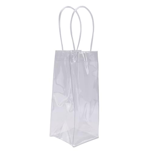 Bolsa de hielo para champán portátil con asa resistente de PVC 7