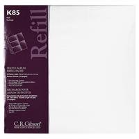 C.R. Gibson Pocket Style Refill Pages Holds Five 4x6" Photos per Side, fits the P45 Series Photo Albums, Pack of 5