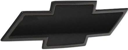 Chevy Bowtie Emblem Vinyl Overlay (3 Pack) Matte Black 3M Cut-Your-Own Car Wrap Kit DIY GM Logo Easy to Install air Release Film 12” x 4” Sheets (x3)