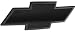 Qbc Craft Chevy Bowtie Emblem Vinyl Overlay (3 Pack) Matte Black 3M Cut-Your-Own Car Wrap Kit DIY GM Logo Easy to Install air Release Film 12" x 4" Sheets (x3)