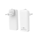 [Design ultra élégant] : mesurant seulement 1,3 cm d'épaisseur, ce chargeur est parfait pour un chargement discret derrière les meubles. Doté d'une prise pliable pour une consommation minimale d'espace et une portabilité facile, ce qui le rend idéal pour les voyages.