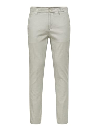 Pantalon en coton et lin anti-transpiration Onsmark Tap 0011 Only & Sons pour homme