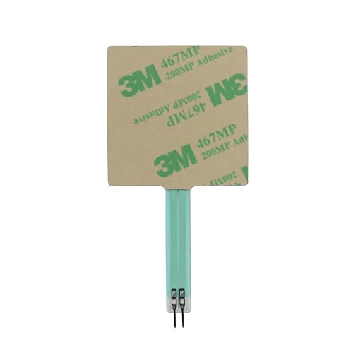 Image of ROBOWAY 2Pcs FSR406 Force Sensor - Square 38.1mm Pressure Sensor | Ultra-Thin Force-Sensing Resistor | High Sensitivity Touch and Pressure Detection (Pack of 2)