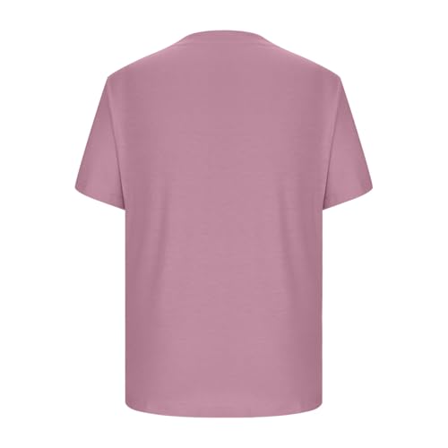 Girls' Summer T Shirts Petal Short Sleeve Cute Tops Solid Color Casual Cotton Tshirts4