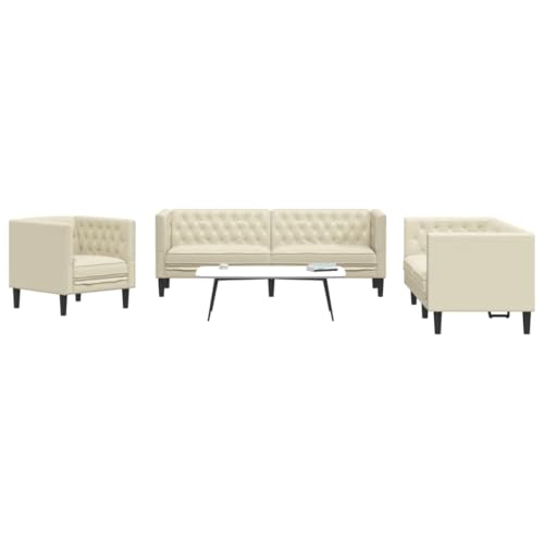 Questo set di divani chesterfield è il luogo ideale per chiacchierare, leggere, guardare la TV o semplicemente rilassarvi