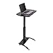 Pneumatisch verstellbares Rednerpult (Schwarz)