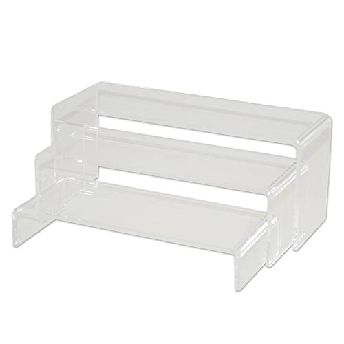 EH Design 3er Set Dekobrücken aus Acrylglas, Klare Acryl Display Risers,...