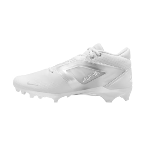 Image of Nike Alpha Menace 4 Elite Football Cleats (FD7036-600, University Red /Team Red /Black /White)