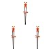 VUIUYOIES 3 Set di 1 paio di bacchette per bambini Regali per studenti Set di stoviglie per l'apprendimento delle bacchette