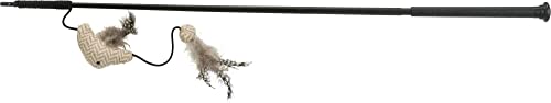 Image of TRIXIE Cat Fishing Rod Toy (Playing Rod XXL with Fish Catnip)