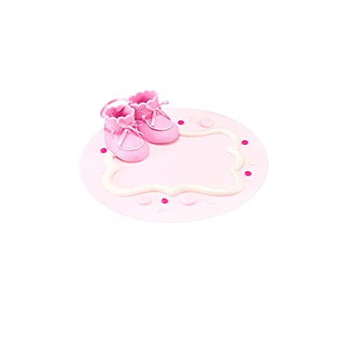 Decopac 13405 Decoset® Pink Baby Booties Cake Decoration, 1 Piece Cake Topper thumb #6