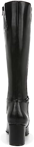 Naturalizer Womens Waylon Square Toe Knee High Boot Black Textured 11 M | Image 4