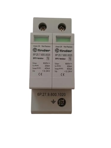 Image of Finder 2 Pole 600 V DC SPD Surge Protection Device (600V 2 Pole)