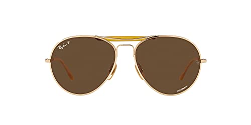 Image of Ray-Ban Unisex Rb8063 Titanium Aviator Sunglasses
