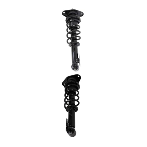 ZJYAIZD Rear Left Driver and Right Passenger Side Suspension Complete Shock Absorber Strut and Spring Assembly Upper Cast Metal Loaded for Mini for Cooper 1.6L 2007-2014