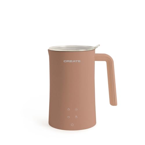 CREATE/MILK FROTHER STUDIO/Espumador calentador de leche eléctrico moca/Pantalla táctil, 4 programas automáticos, sitema de seguridad, 350ml, uso en frío o en caliente, 400 W CREATE/MILK FROTHER STUDIO/Espumador calentador de leche eléctrico moca/Pantalla táctil, 4 programas automáticos, sitema de seguridad, 350ml, uso en frío o en caliente, 400 W
