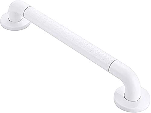 Barras de Apoyo Antideslizantes para Ducha, Barra de Apoyo para discapacitados para bañeras y inodoros, Barra de Seguridad para el baño (Blanca, 60 cm)