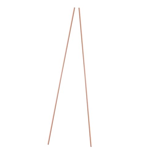 VILLFUL Sturdy Copper Tubing 3mm Od 0.5mm Wall 500mm Length 2pcs Round Copper Rods
