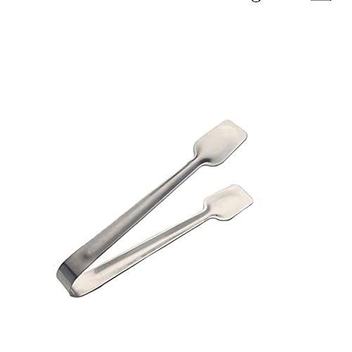 Pinzas de Cocina Pinzas para Servir Alimentos de Acero Inoxidable, Pinzas para Alimentos con Bloqueo Resistente al óxido para cocinar, Asar a la Parrilla (Mediana)
