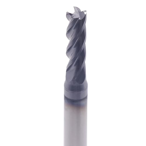 Image of 5Pcs 5 /32 inch 4 Flute Solid Carbide Square End Mill, Double End, AlTiN Coated | 35 Degree Helix, 5 /32 inch Cutting Diameter, 3 /16 inch Shank Diameter, 9 /16 inch Length of Cut, 2-1 /2 inch Overall Length