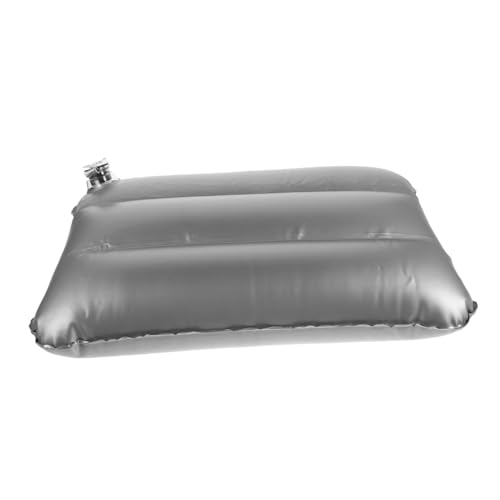 KONTONTY Almohada fría Almohada Inflable de Viaje Almohada de Verano Almohada autoinflable Almohada Inflable para Dormir Almohada para Dormir de polivinilo Silver