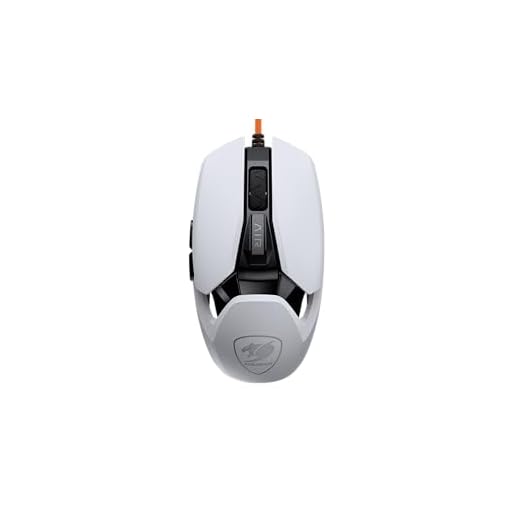 Mouse Gamer Cougar AirBlader Tournament, USB, 20000 DPI, 6 Botões Program, Branco - 3M487WONW.0001