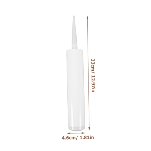 4 tubos plásticos vacíos para masilla de 33 cm miniatura 2