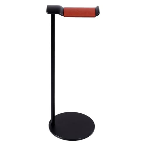 BESPORTBLE Headset-Halterung Aus Aluminiumlegierung Für Schreibtisch Kopfhörer-ständer Mit Verbreiterten Basis Glänzendem Stützbügel Und Geschwungenem Design Zur Sicheren...