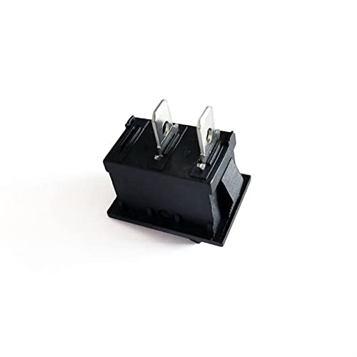 Interrupteur à bascule KCD1 2 broches 250V interrupteur de position snap-in noir - 6