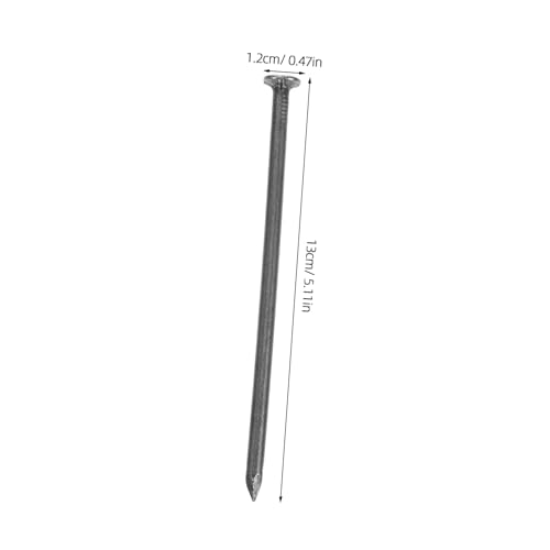 Clavos decorativos largos para puertas de 13.00 cm x 1.20 cm x 1.10 cm para madera y ladrillos, uso doméstico, fáciles de instalar, versátiles para proyectos de bricolaje por paquete miniatura 2