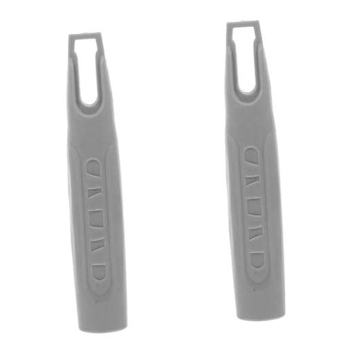 SOLUSTRE 2-Piece Mop Handle End Caps 19mm Replacement Grips for Broomstick and Dustpan Sturdy Plastic Comfortable Grip