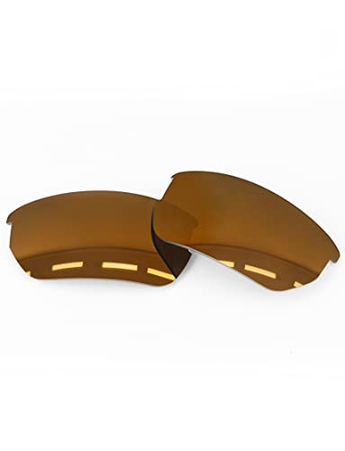 Image of 1.6MM Polarized Replacement Lenses Compatible with Wiley X Valor Sunglasses - Tungsten Gold - Polycarbonate Polarized