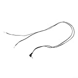 Heart Rate Sensor Cable for Treadmills and Exercise Bikes, 755mm Black DC Audio Connector, Compatible with Most Fitness Equipment and Gym Machines