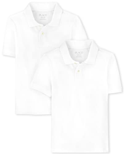 Image of The Children's Place Boys' Short Sleeve Pique Polo, 2 Pack