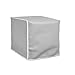 HOMELAY Funda protectora de polipiel calidad TOP Medidas: 34 x 34 x 35cm (LxAxH) compatible con freidoras de aire, robots de cocina, panificadoras, cafeteras, etc. Hecha en España. (Gris)