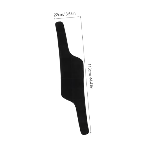 Faja compresora ajustable de muslo en neopreno negra miniatura 2
