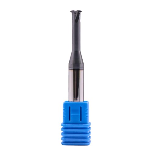 Image of BestParts 3 /8 inch 14-40 TPI Single Pitch Solid Carbide Thread end Mill - AlCrN Coated, 4 Flute, .290 inch Cutting Diameter, 3 /8 inch Shank Diameter, Necked to Thread .875 Deep, 3 inch Overall Length