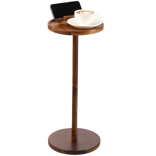 El Mejor Listado de Mesas de cóctel Top 10. 47 XYTZHSAI - Mesa auxiliar con pedestal, mesa auxiliar para bebidas, pequeña mesa redonda de martini y cóctel para patio al aire última intervensión, mesa auxiliar con soporte...