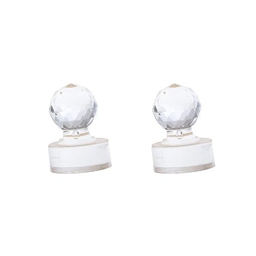 2 Set Puder Pressstempel DIY Foundation Rouge Stempel für Make-up 3x2 cm transparent