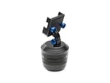 WeatherTech CupFone Two View – Adjustable, Universal Cup Holder Phone Mount Car & Truck Accessory – Best Design for iPhone & Smartphone Charging – Royal Blue Metal Knobs
