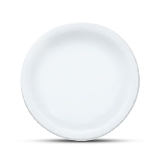 Pratos Rasos Cerâmica Esmaltada 12 Peças