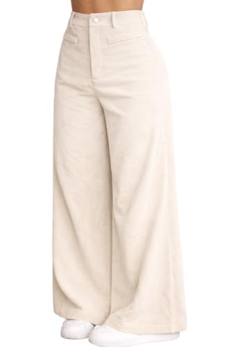 Image of V TOWN Polycotton Regular Fit High-Waist Bone Pocket Trousers for Women & Girls | Super Soft & Comfortable | Stylish & Elegant Trouser Pants for Casual Outings, Parties, Office,Travel & Gift