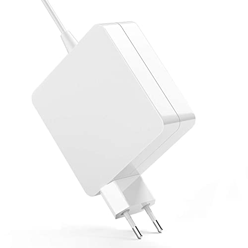 SUNMACOOLA Ladegerät Mac Pro 85 W, Ladegerät magnetischer Anschluss Mag T-Tip 2, kompatibel mit Mac 13 Zoll 15 Zoll A1425 A1502 A1424 A1290 A1343 Mac Retina(Fin 2012, 2013 2014, Anfang 2015) Cover