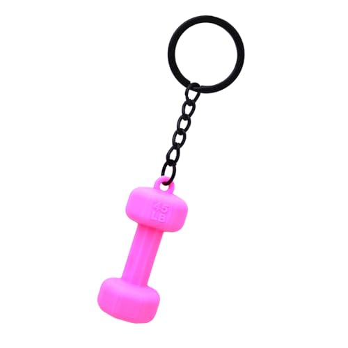 Fitness Hantel Schlüsselanhänger - für Langhantelübungen für Frauen, mit Langhantel, Wunderbar sportlich mit tollem Design | Geschenk für Bodybuilding