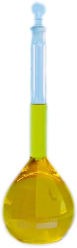 Saini_MEDICOS Volumetric Measuring Flask 250ml with Glass Stopper Borosilicate Glassware Class B for Chemistry Measuring Flask Laboratory Apparatus (Pack of 1)