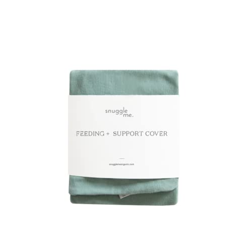 Image of Snuggle Me Organic | Feeding Support Cover v2 | Nursing, Bottle Feeding and Bonding Support | Organic Cotton | Slate - Covers fit The New v2 Feeding Pillow