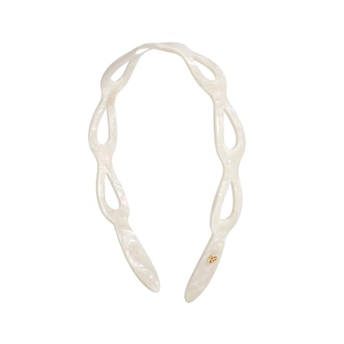 Evita Peroni Headbands For Women Non Slip Acetate Hollow Design High-Grade And Fashionable Headbands Women'S Hair With Teeth Comfort Hairband cover