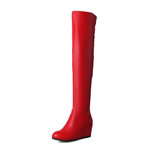 Bottes de mode avec fermeture éclair latérale et hauteur intérieure intégrée